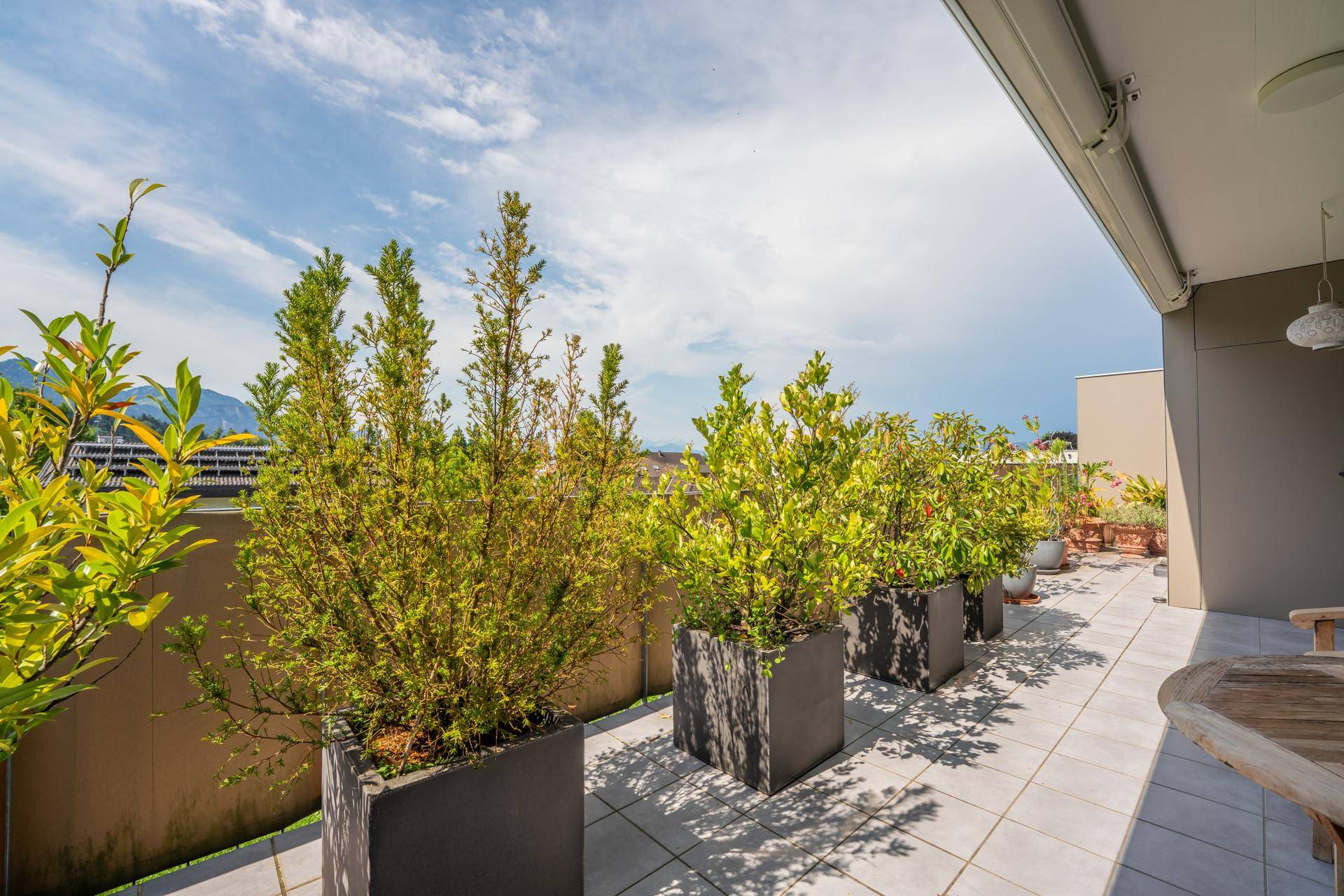 Süd-Terrasse mit herrlichem Ausblick
