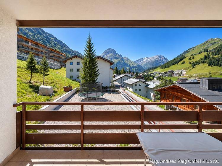 Ausblick Balkon