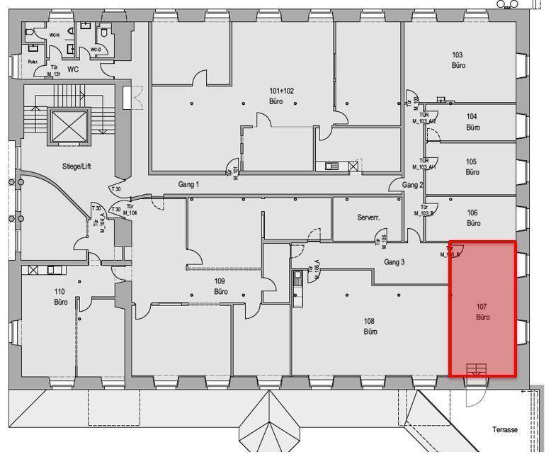 Dornbirn - Büro-/Praxis-/Verkaufsraum mit ca. 37 m² – pohled 3