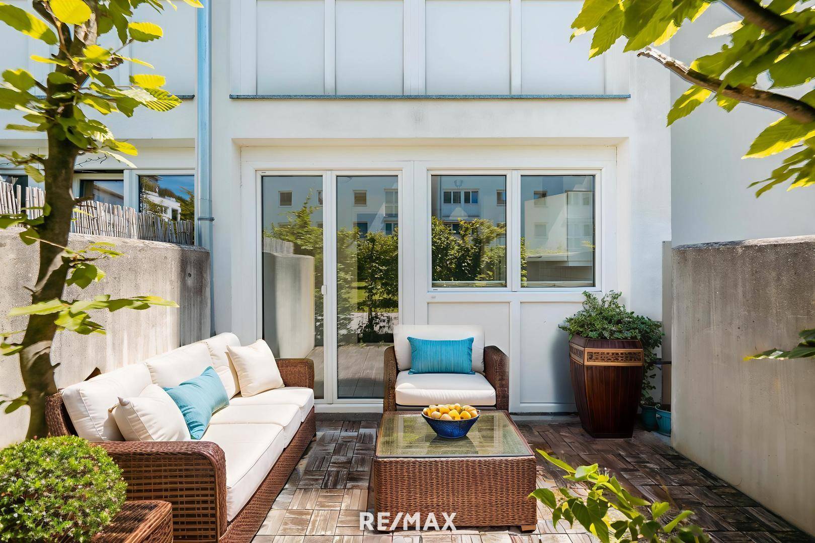 Virtuelles Staging Terrasse
