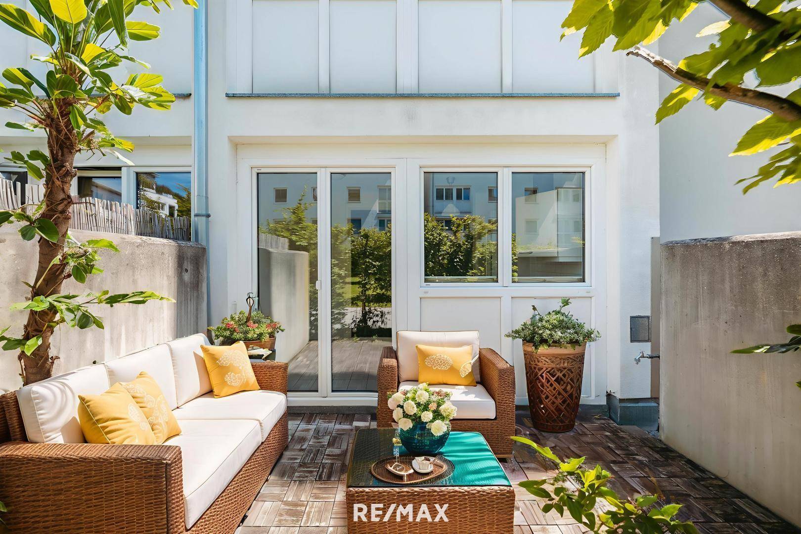 Virtuelles Staging Terrasse