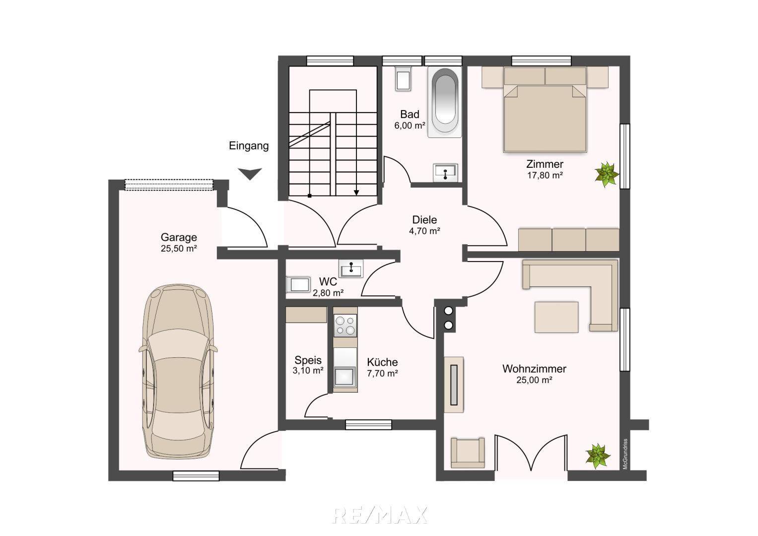 Grundrissplan EG