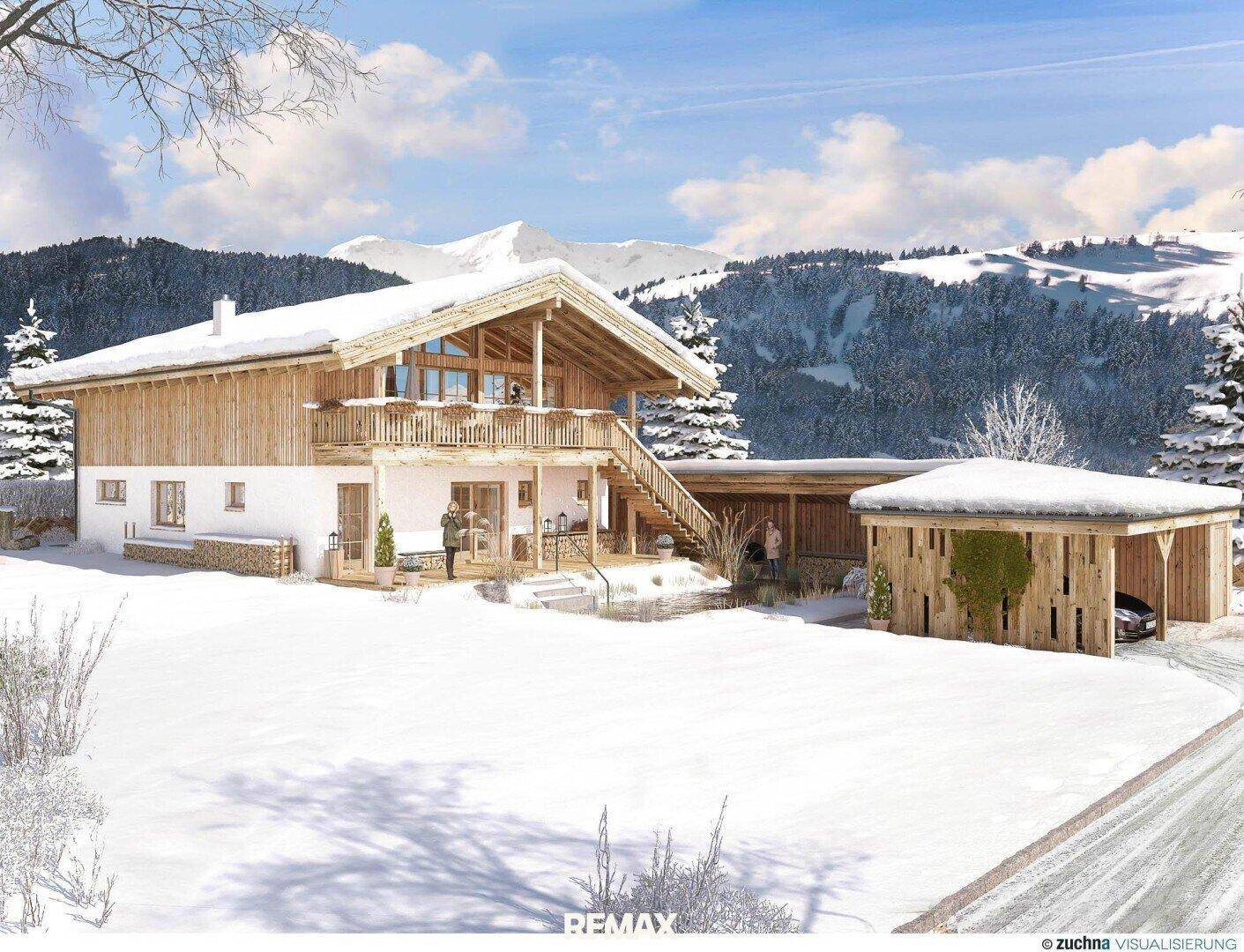 Außenansicht Winter_Visualsierung