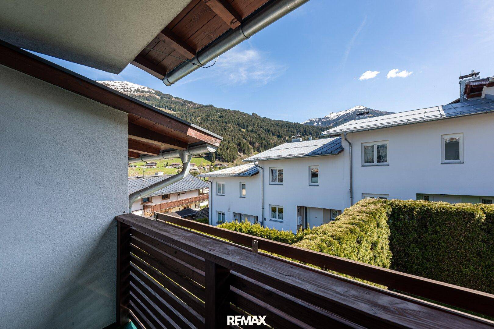 Ausblick vom Balkon