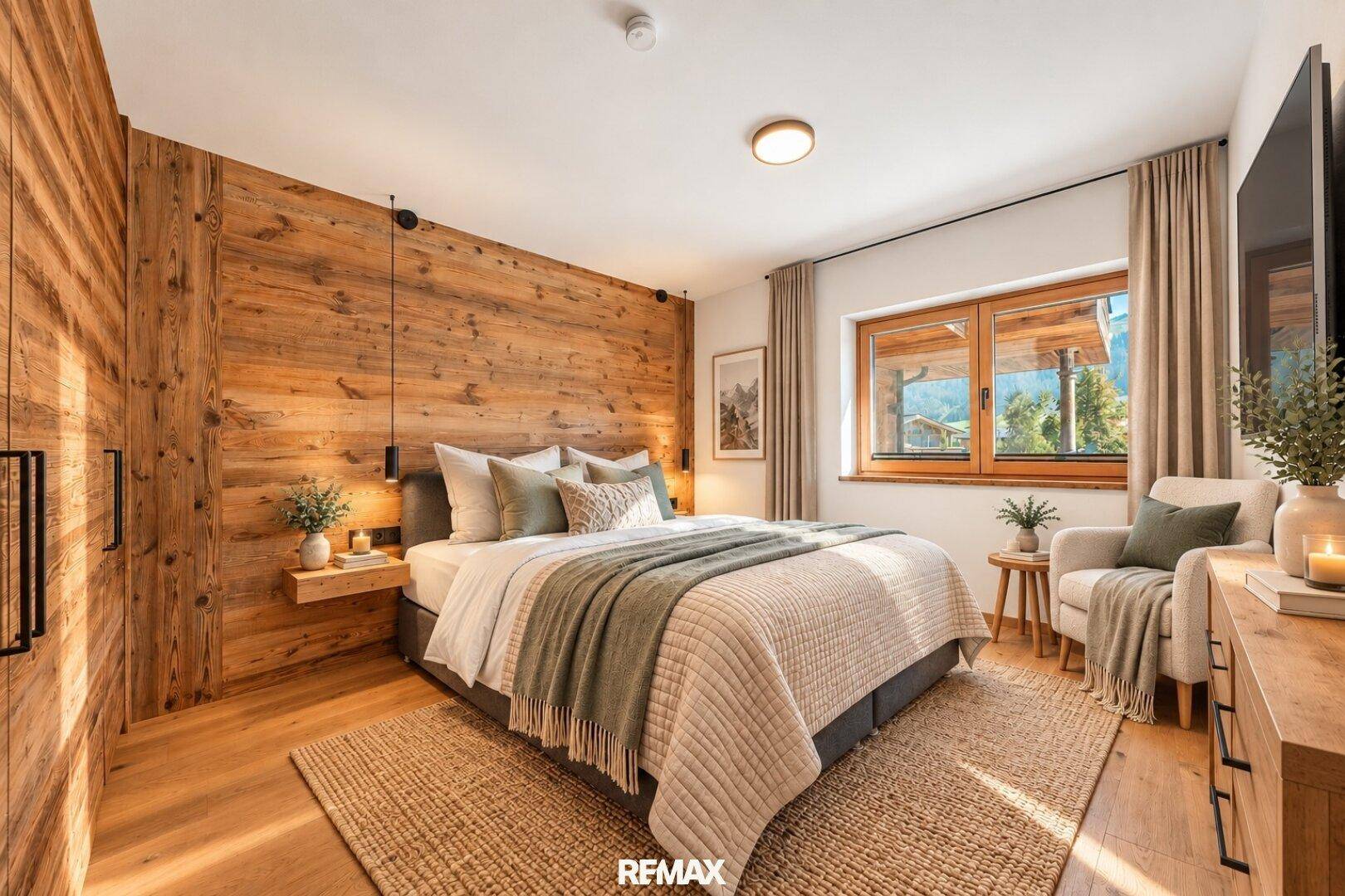 KI bearbeitet - Visualisierung Schlafzimmer 1