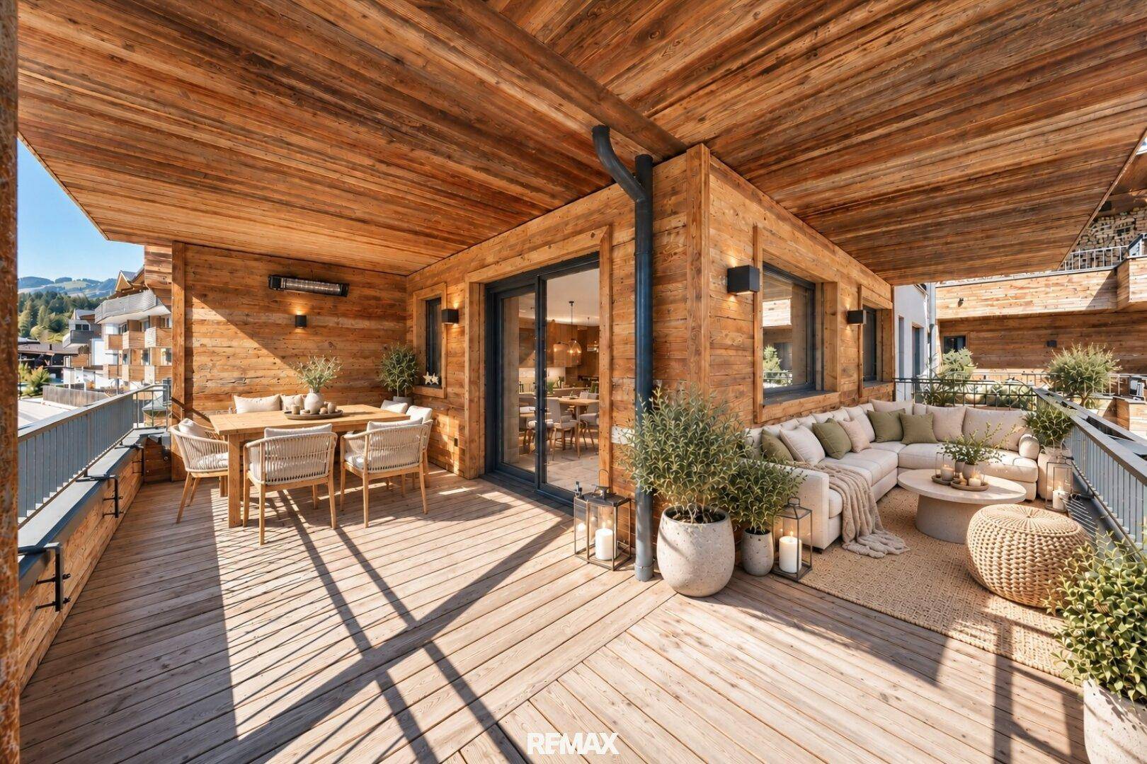 KI bearbeitet - Visualisierung Terrassenbereich