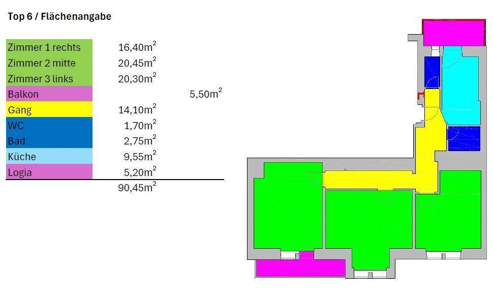 Neu renovierte 3-Zimmer-Wohnung im Innsbrucker Zentrum mit Parkblick - Mehr