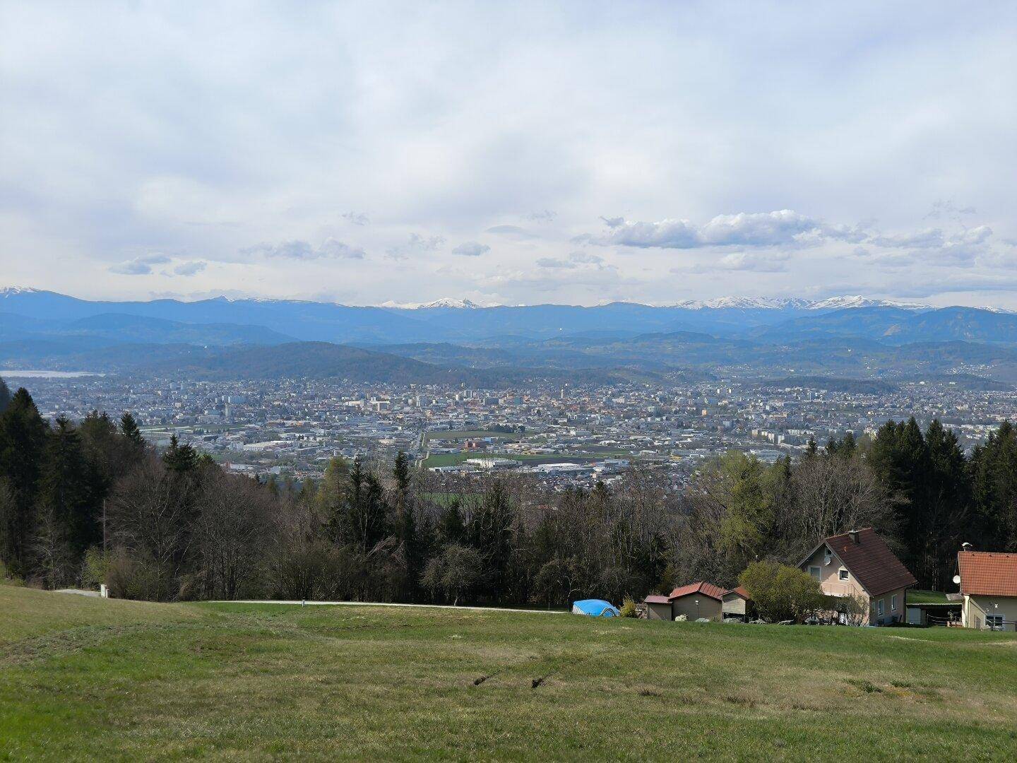 Aussicht vom Radsberg auf Klagenfurt