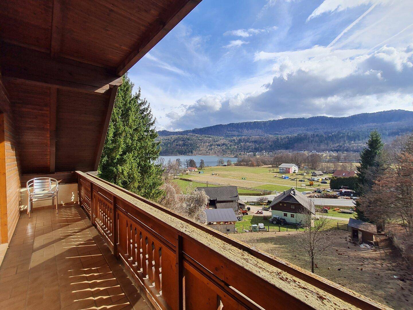 Ausblick vom Balkon OG