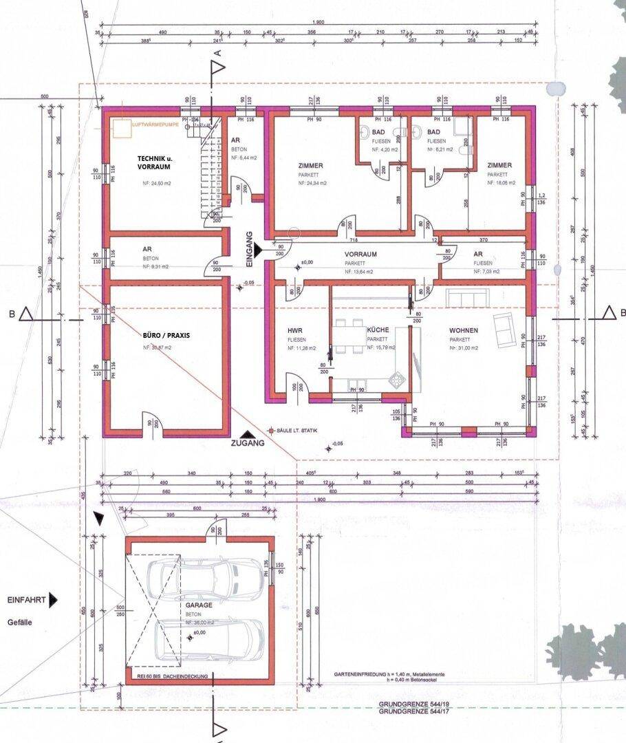 Grundriss Erdgeschoss