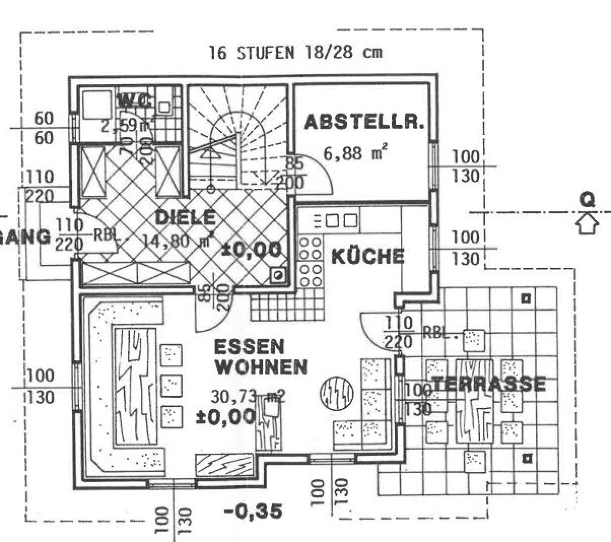 Grundriss Erdgeschoss