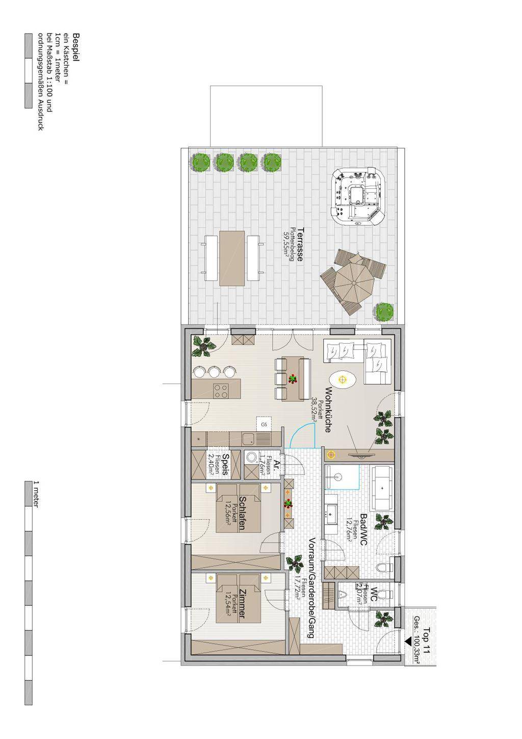 Haus 2-Grundriss Top 11 Penthouse