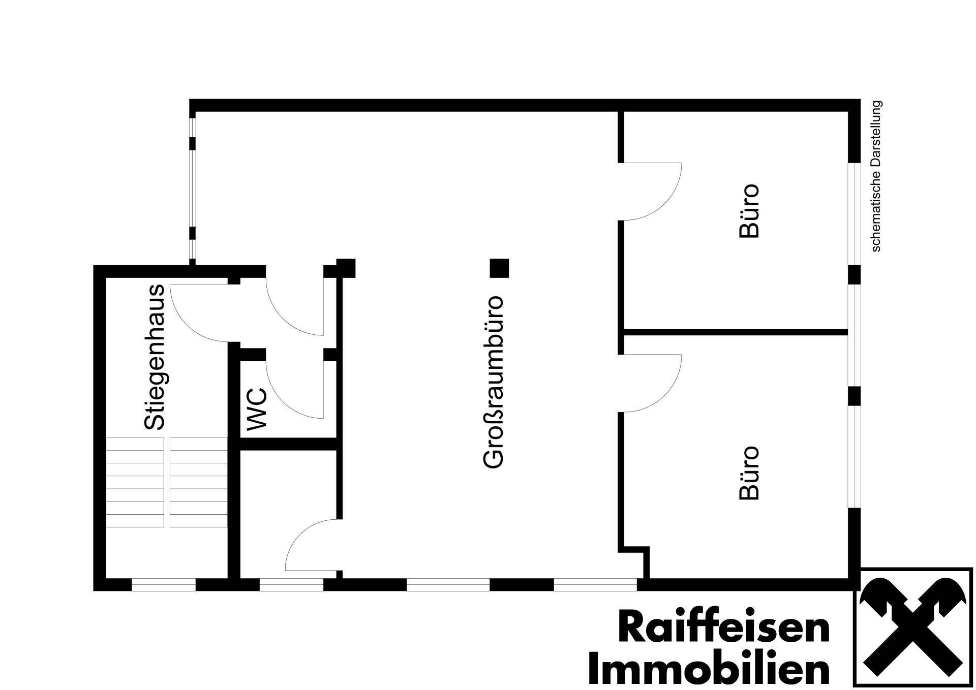 Skizze Gewerbelokal Hopfgarten