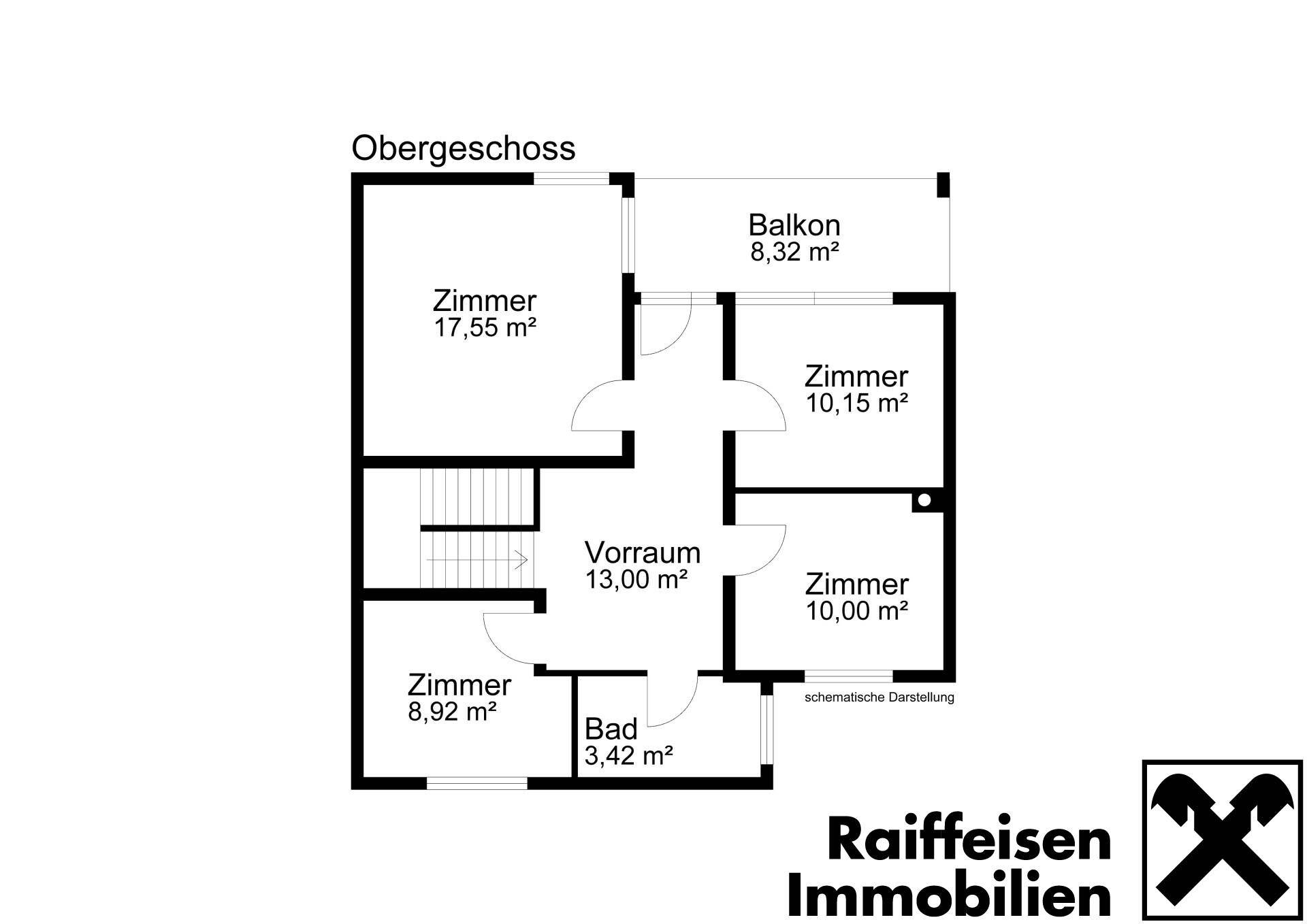 Skizze Obergeschoss