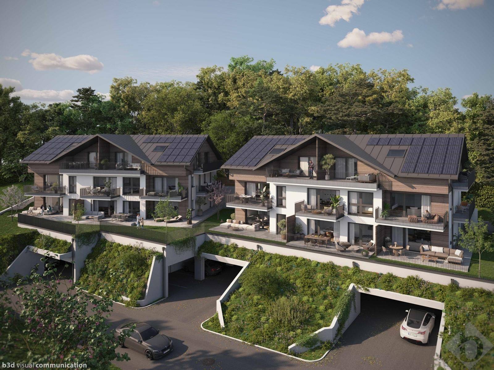 Visualisierung Bauprojekt