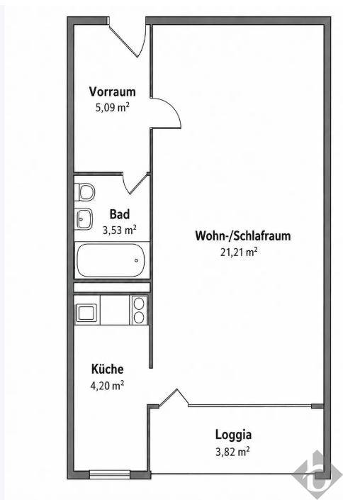 Plan nach Sanierung