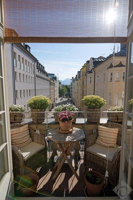 Balkon mit Blick ins Andräviertel