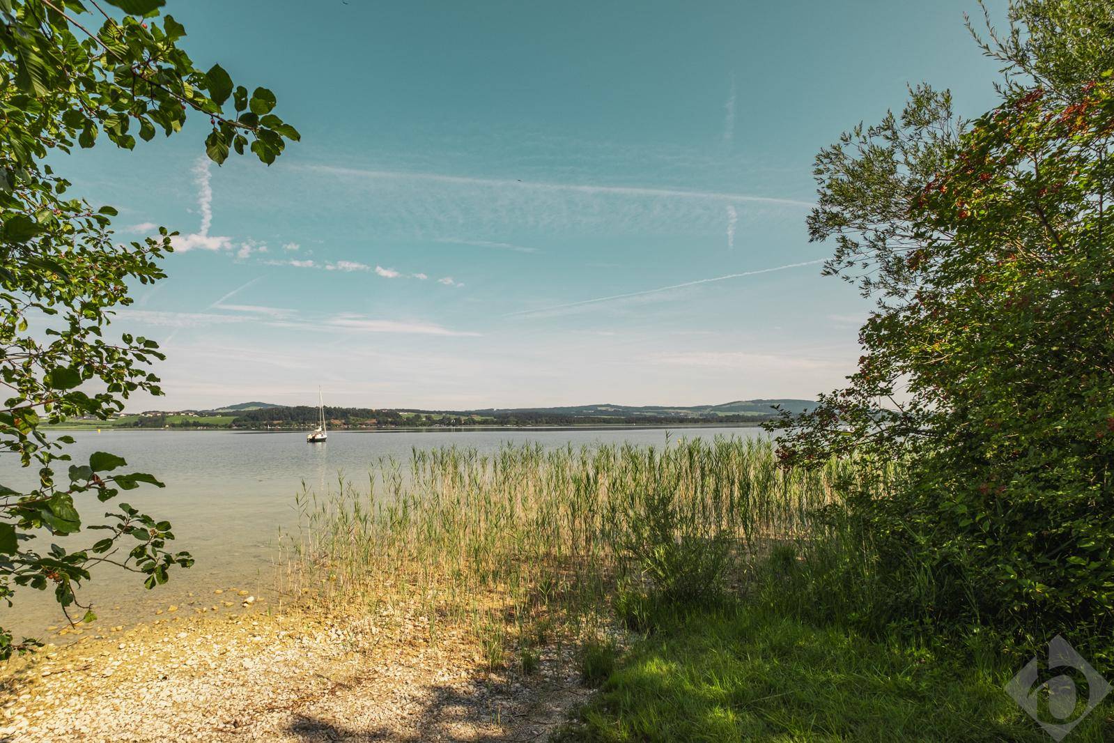 Rarität: Ihr Feriendomizil am Wallersee - mit Bootsgarage und direktem Seezugang - Mehr