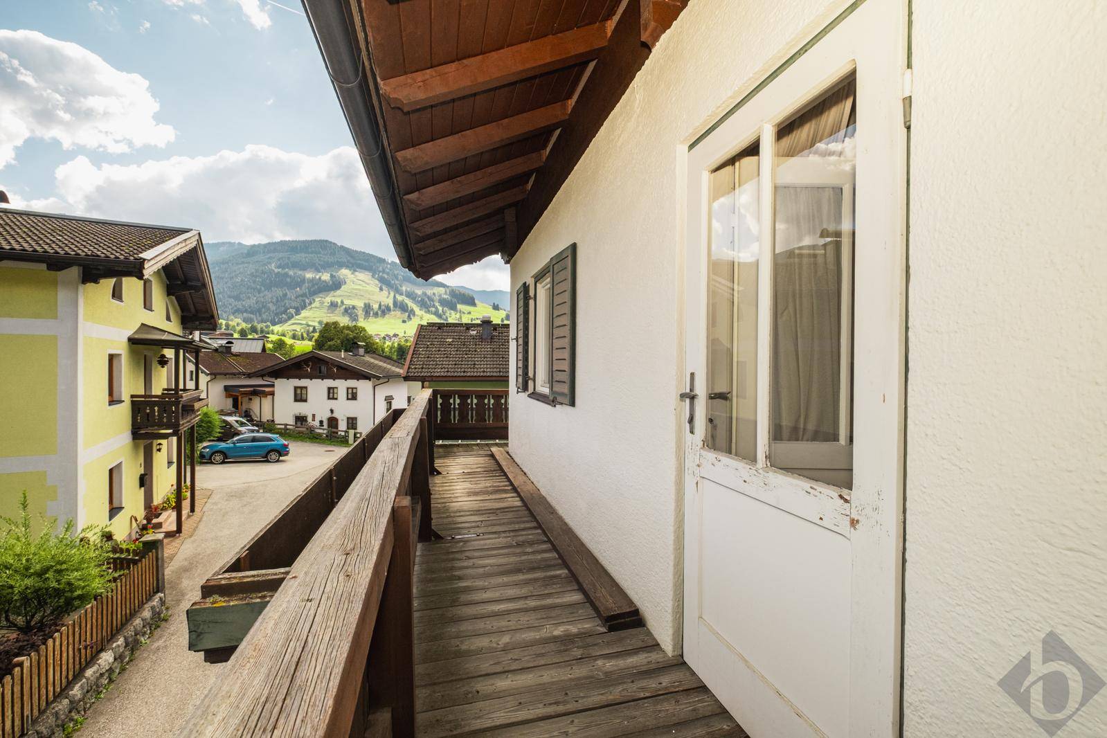 Großzügiger Balkon