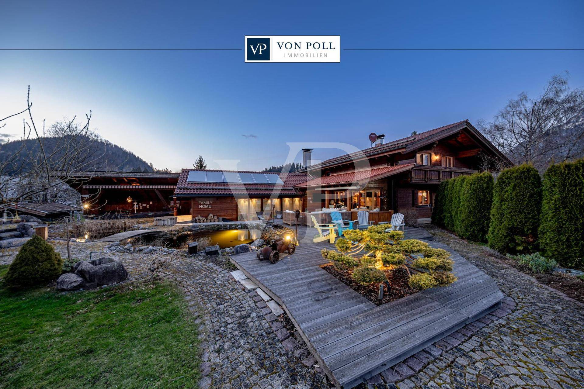 Exklusives Alpen-Anwesen in Pflach, Tirol – 7 Zimmer, 381 m², Pool, Sauna &amp; 5 Garagen mit Hebebühne - Ansicht 2