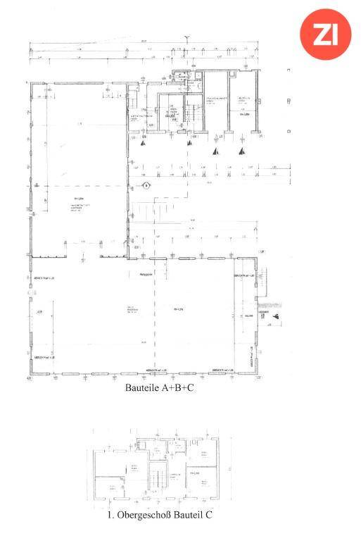 Plan Bauteil A,B,C