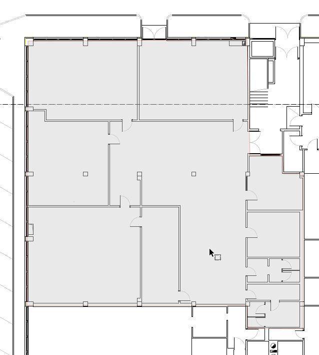 Ausschnitt Plan Fläche Eingang links