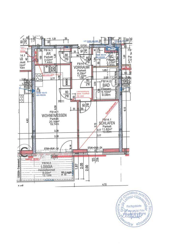 Grundrisspläne_LindengasseTop3,6,9,12