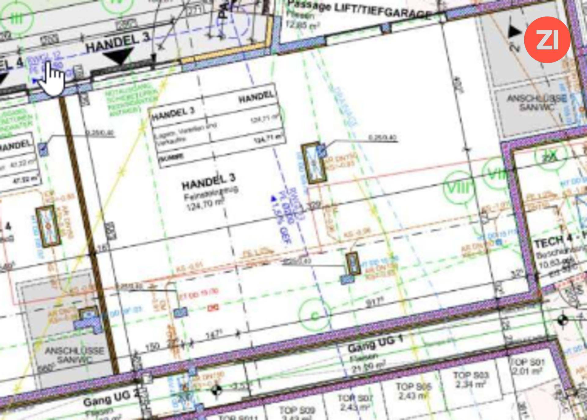 Handel 124,7m²