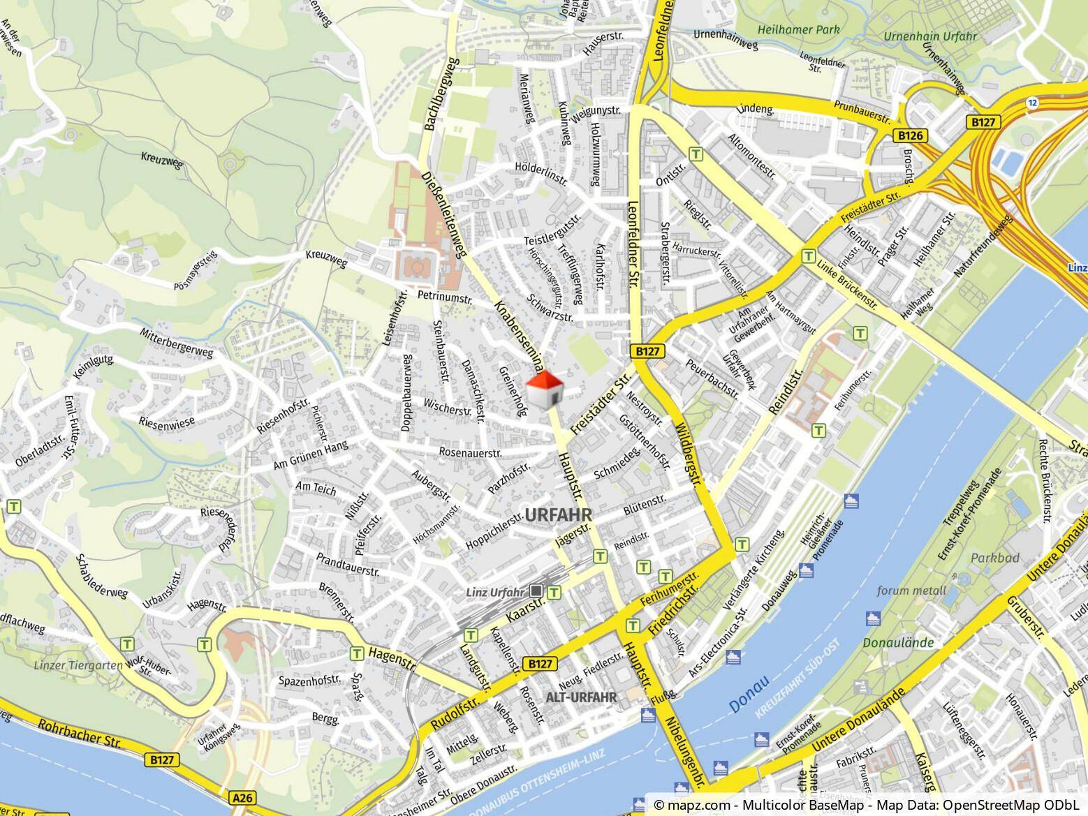 Geolyzer Kartenausschnitt