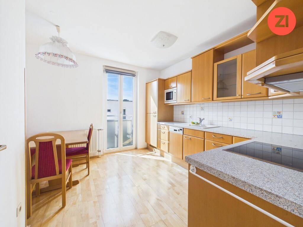 Absolute Ruhelage im Grünen – 3-Zimmer-Wohnung mit Balkon und Tiefgaragenplatz in St. Magdalena Linz - Ansicht 6