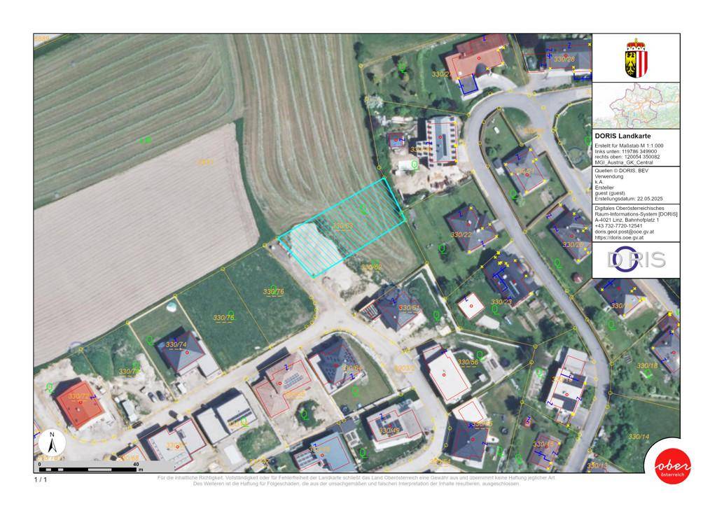 Traum Baugrundstück "Marktblick" in Waldhausen im Strudengau Grst. 17 - Ansicht 5