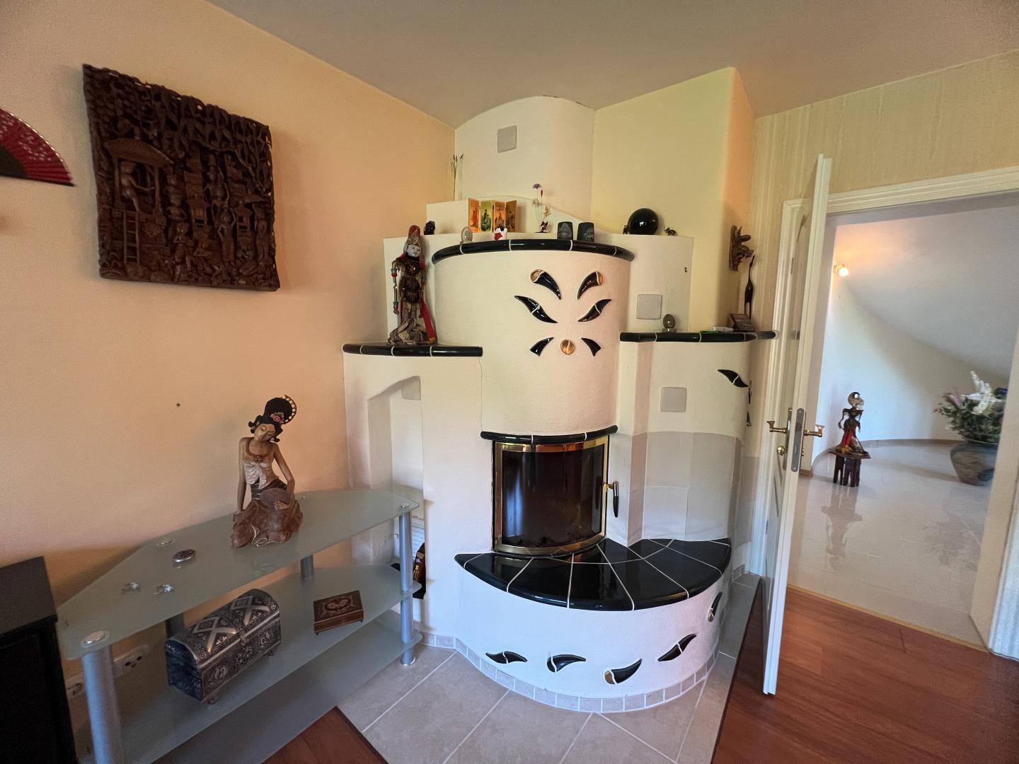 Kamin im Wohnzimmer