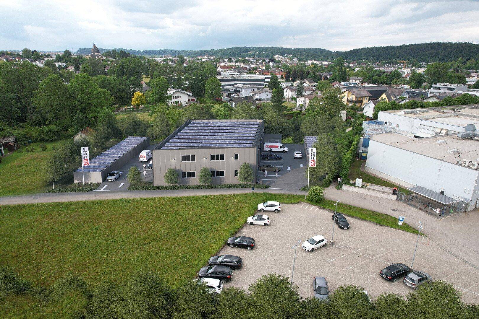 KAUF / MIETE: Betriebs-/Produktions- oder Lagerhallen mit Flächen von 63 - 120 m² zu verkaufen / vermieten in Vöcklabruck / Nähe Varena (Top 7) - Ansicht 2