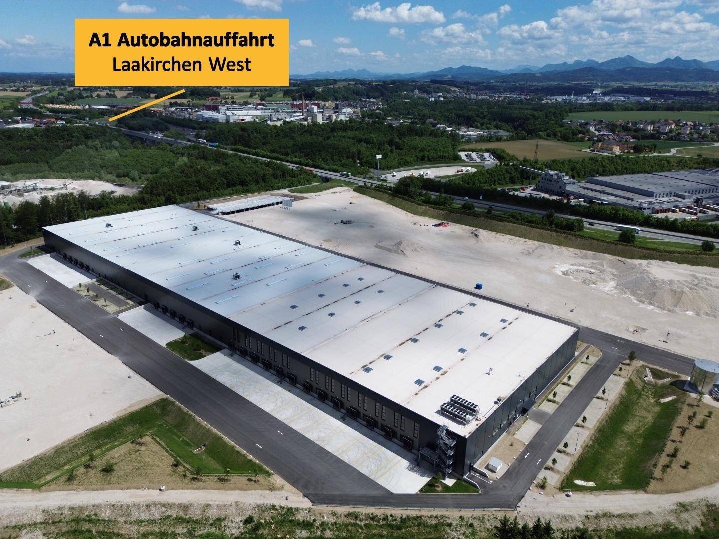 Top Lage Expansion direkt an der A1 / Laakirchen West! Industrie- / Gewerbehallen, Widmung B von ca. 2.350 - 4.700 m² Flächen im VGP Park Ehrenfeld zu vermieten - Schnellbezug möglich! - Ansicht 2
