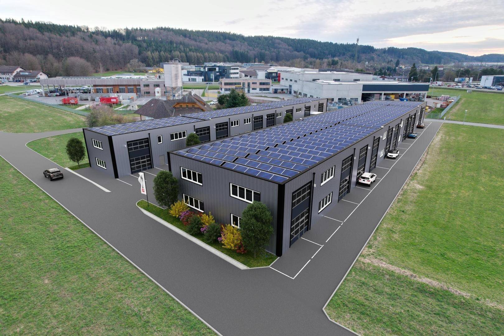 KURZZEITMIETE MÖGLICH! Betriebs-/ Produktions- oder Lagerhalle mit ca. 99 m² Fläche im Business Park Regau , 1A-Lage, Nähe A1 Westautobahn - SOFORTBEZUG (Top 05b) - Lisää