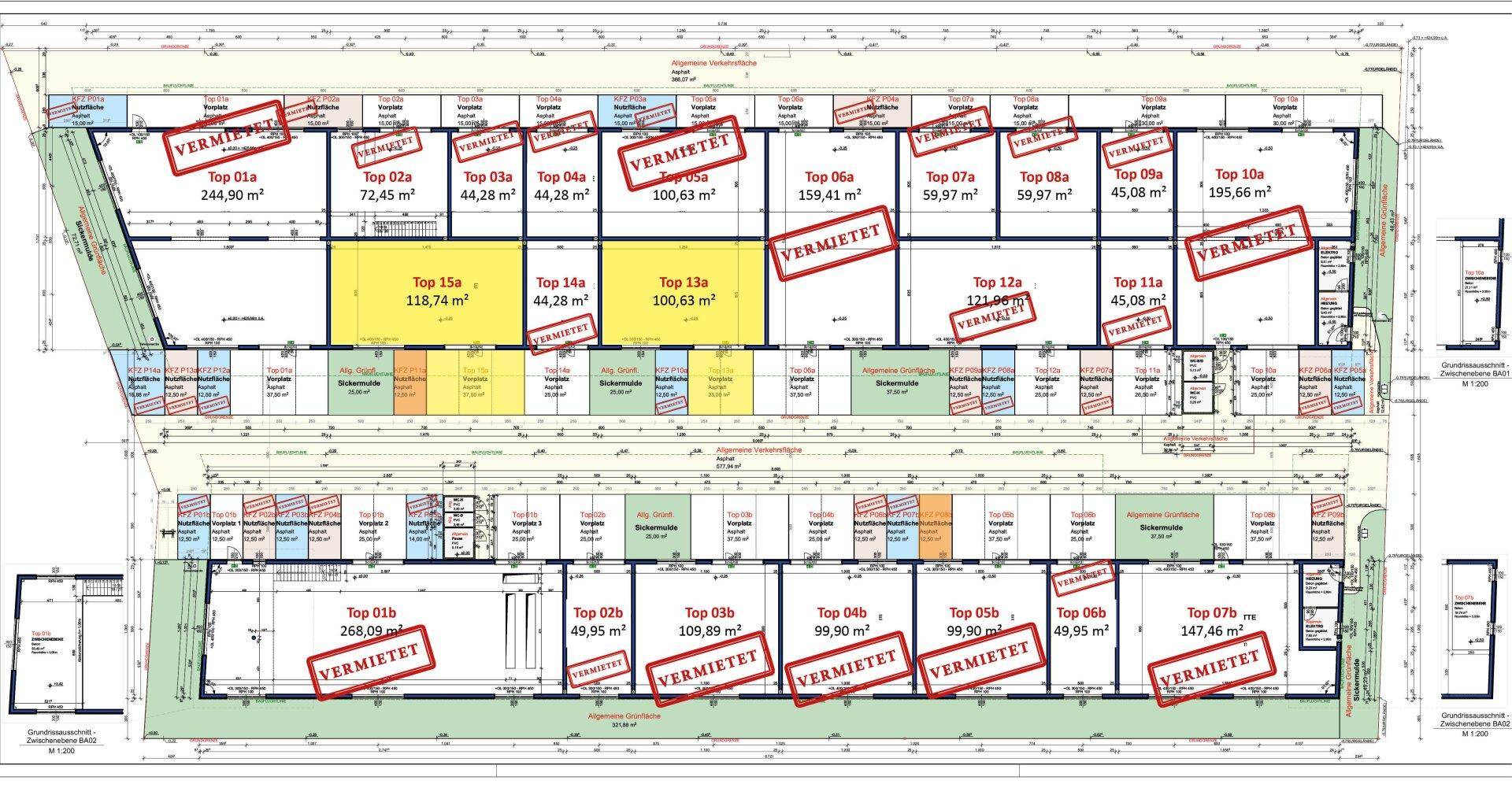 KURZZEITMIETE MÖGLICH! Betriebs-/ Produktions- oder Lagerhalle mit ca. 119 m² Fläche im Business Park Regau , 1A-Lage, Nähe A1 Westautobahn - SOFORTBEZUG (Top 15a) - Mehr