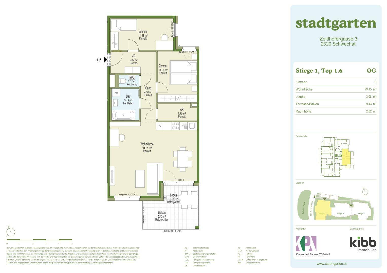 Stadtgarten. Eigentumswohnungen am Rathauspark Schwechat - Mehr