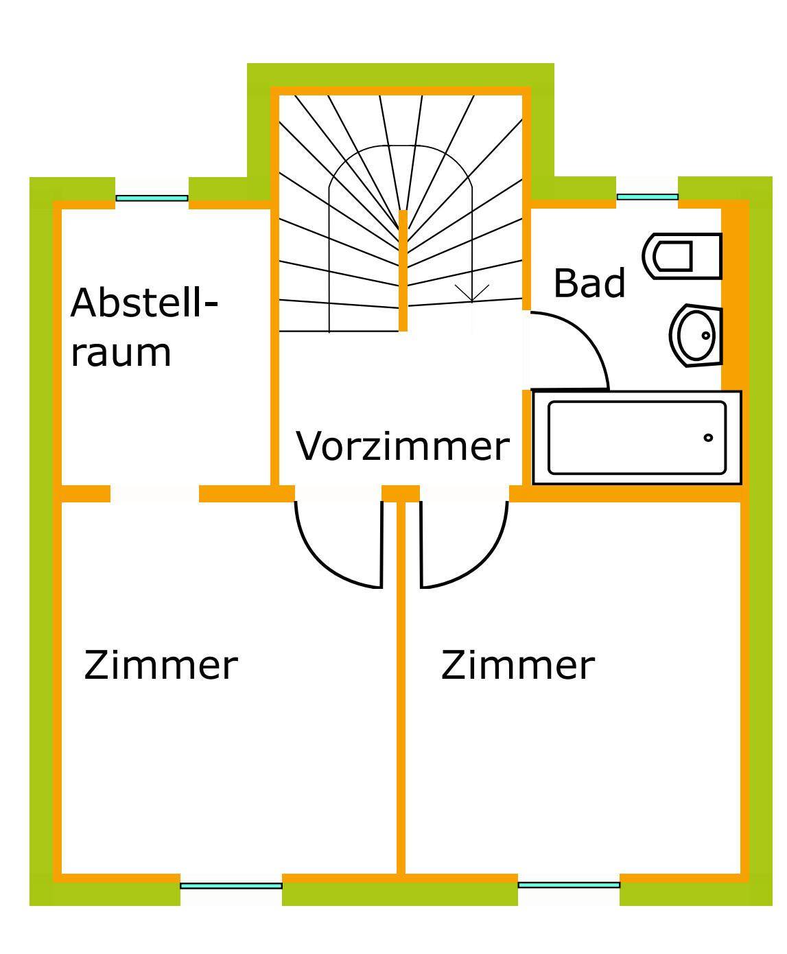 Obergeschoss Variante 2
