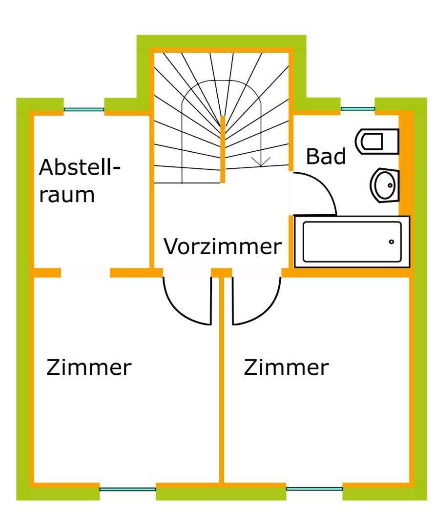 Obergeschoss Variante 1