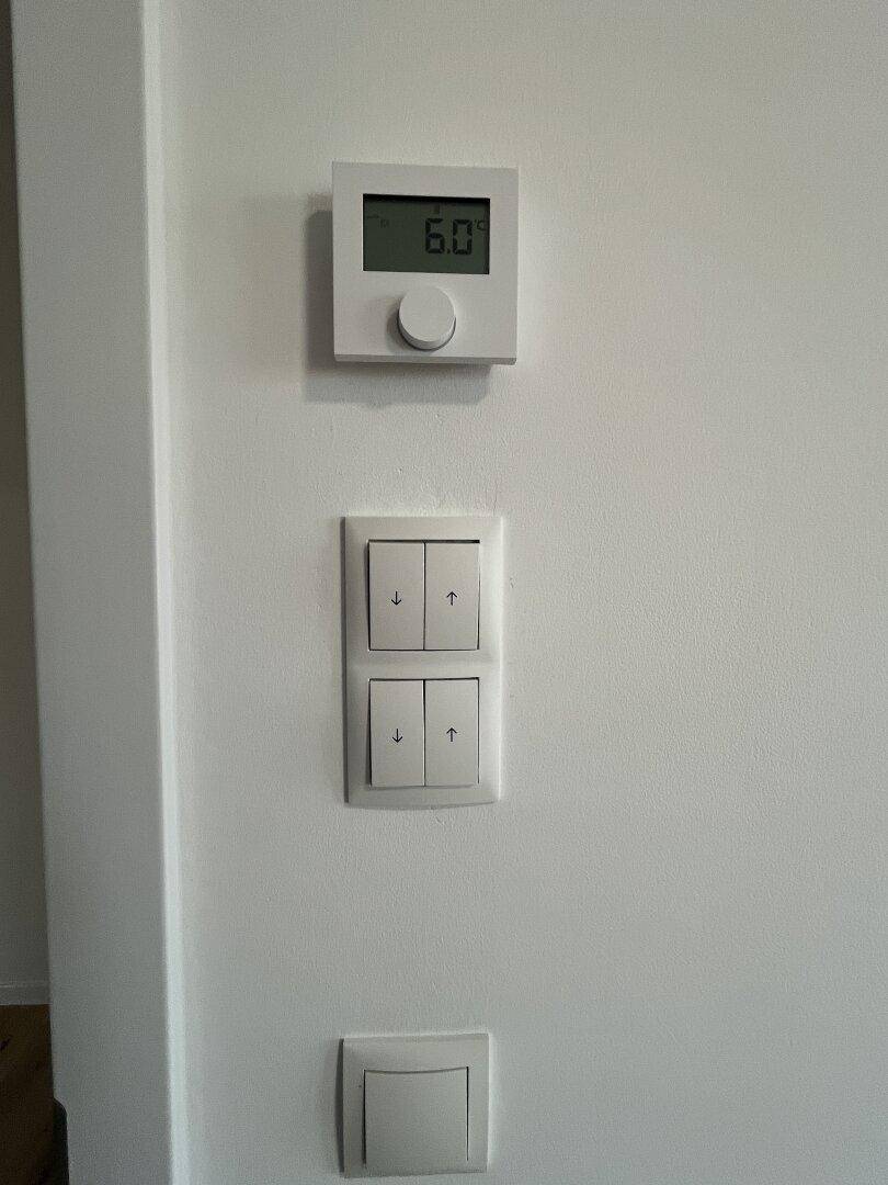 Raumthermostat in jedem Zimmer