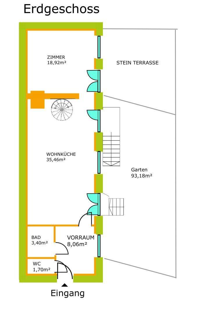 Plan Erdgeschoss