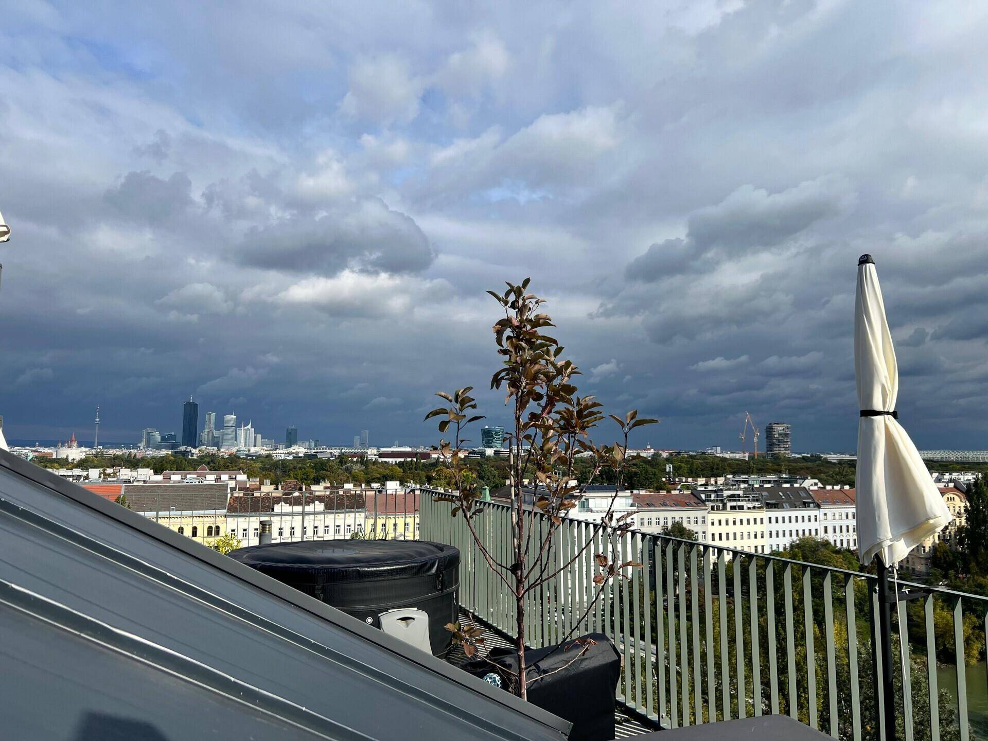 Ausblick Dachterrasse