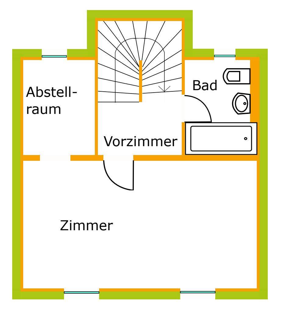 Obergeschoss Variante 1