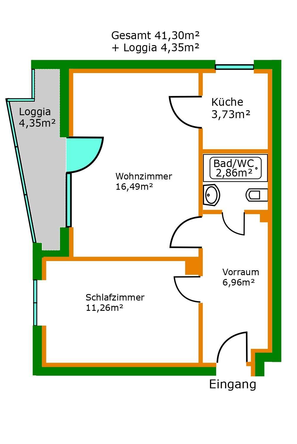 Grundrissplan