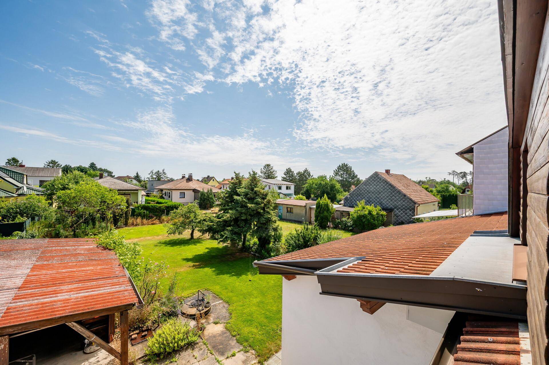 Ausblick Garten