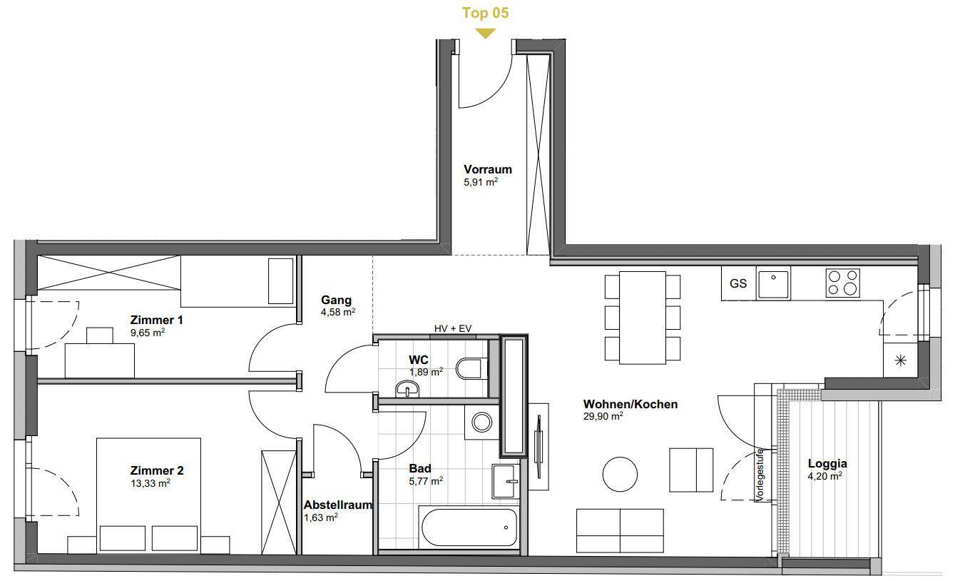 Grundrissplan
