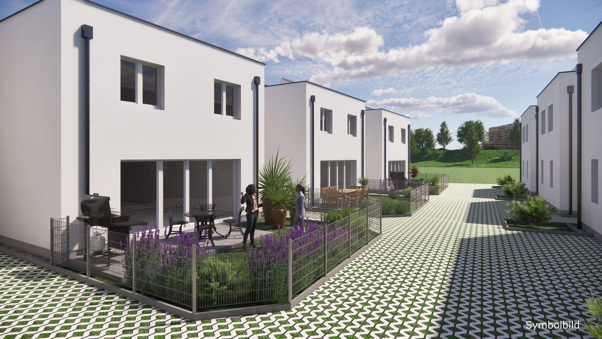 Baubewilligtes Wohnbauprojekt - Doppel- und Reihenhausanlage - 20 min. von Wien entfernt! - Ansicht 2