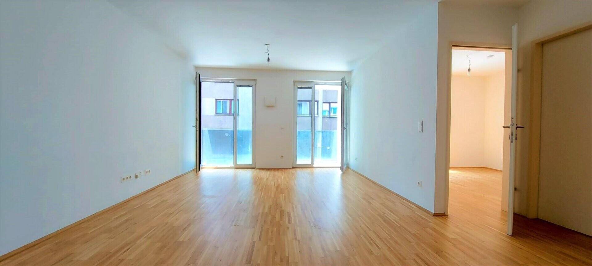 Wohnküche Blick zum Schlafzimmer
