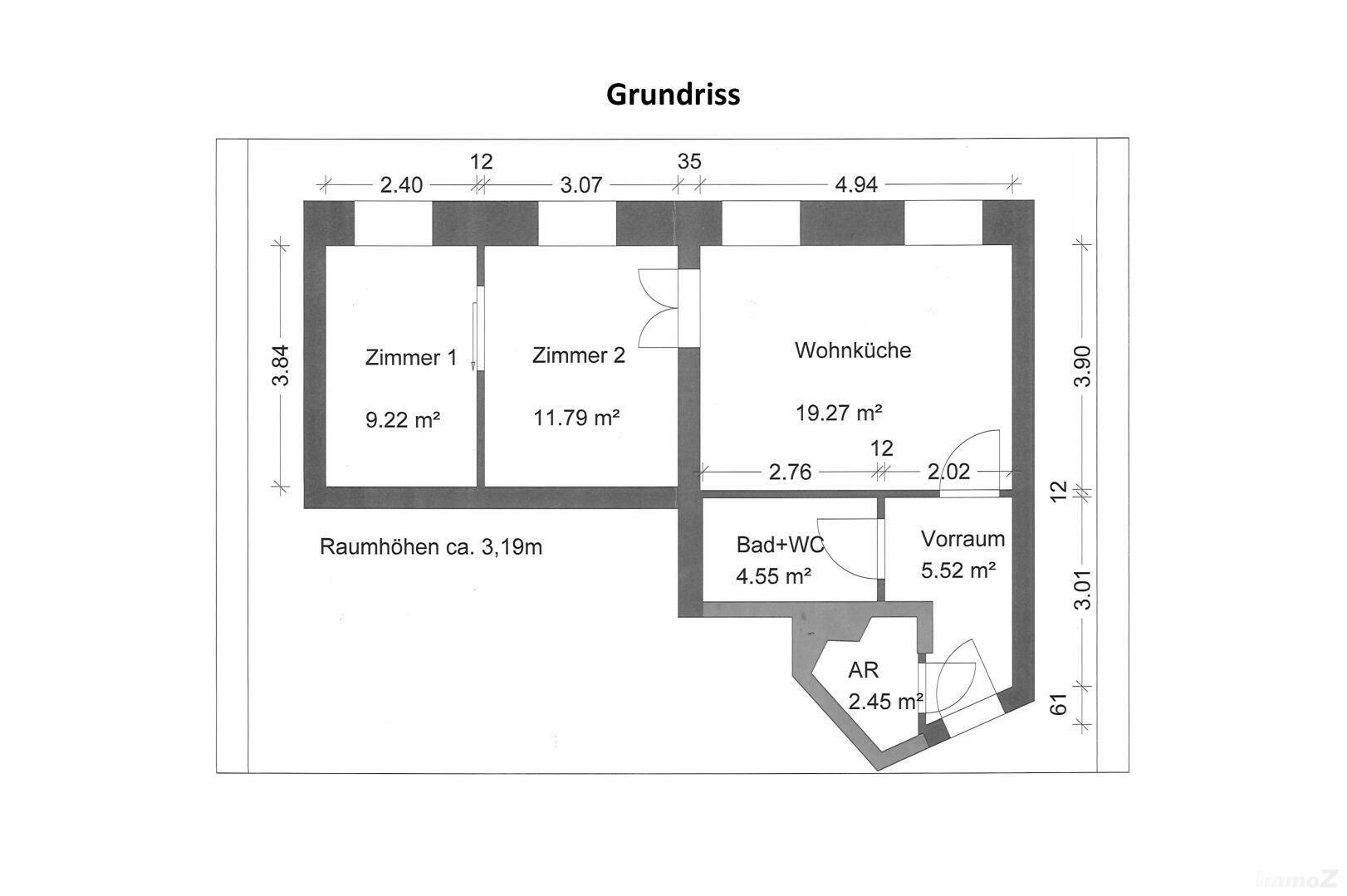 Grundriss Querformat