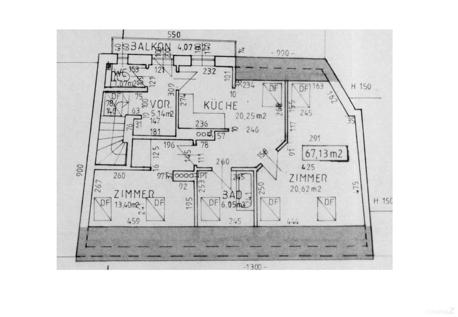 Grundriss Dachgeschoss